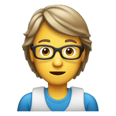 une personne qui envoie des sms avec son téléphone sticker