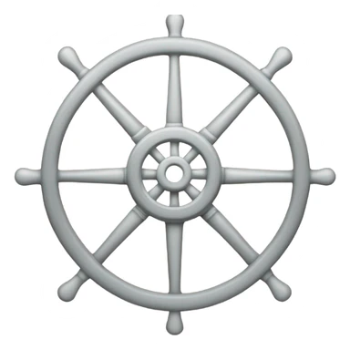 ship wheel sticker