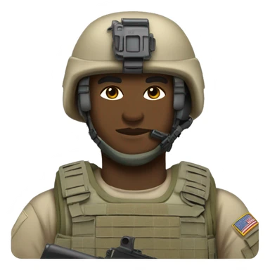 US Army Navy Seal Soldier in full equipment sticker