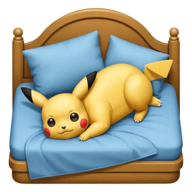 Pikachu dormido sticker