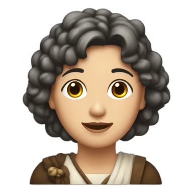 Maestra Teresa contenta sticker