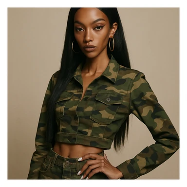 rebone baddie in camo sticker