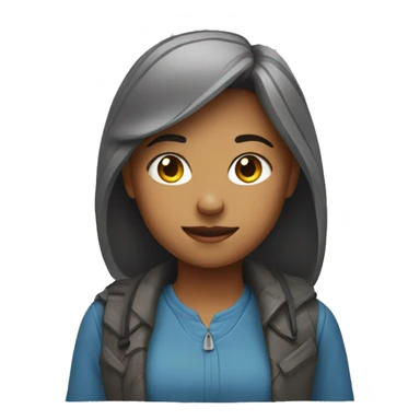 GIRL WITH A ADOBE sticker