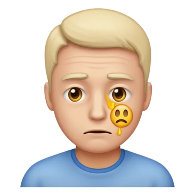emoji alter mann krank sticker