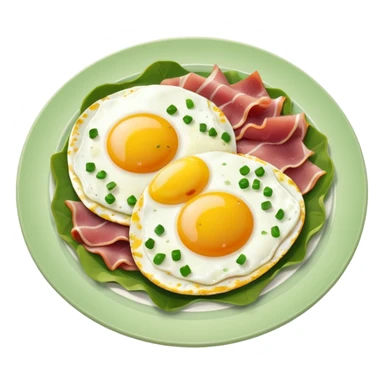 Huevos verdes con jamon sticker