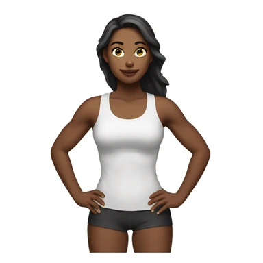 Fit girl body sticker