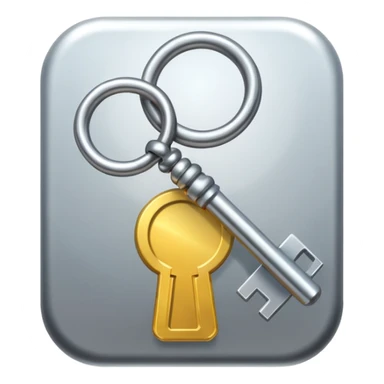 password icon key sticker