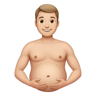 A man pregnant  sticker
