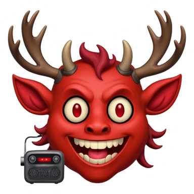 Alastor the radio demon sticker