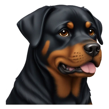 Rottweiler dog sticker