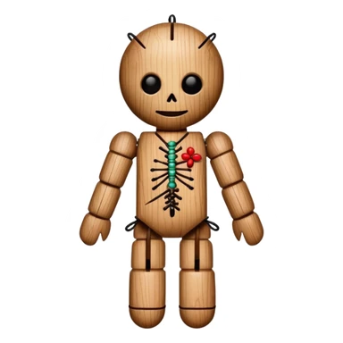 voodoo doll sticker