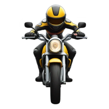 motorcycle rides wheelies sticker