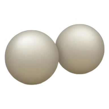 two Petanque balls sticker