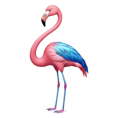 Blue Flamingo 🦩 sticker