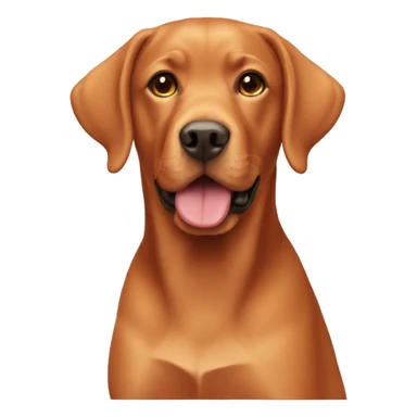 Red Labrador sticker