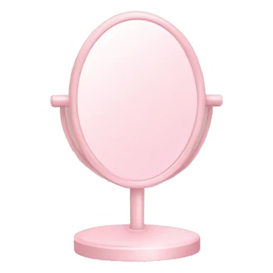 light pink mirror sticker