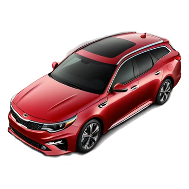 red kia optima 2019 combi sticker