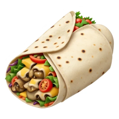 Mushroom Veg Burrito sticker