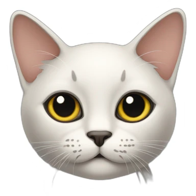 fold-eared black kat sticker