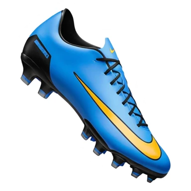 Unas Nike Mercurial vapor 16 elite sg del 2026 negras y con el logo azul sticker