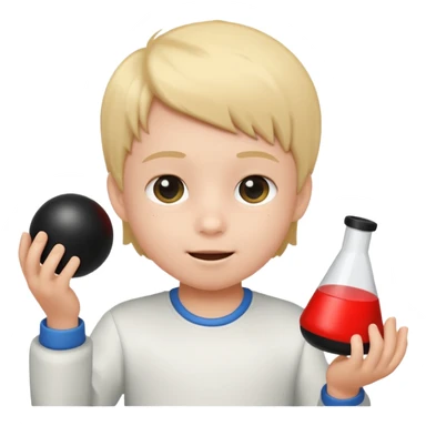 kid playing black formula toy sticker