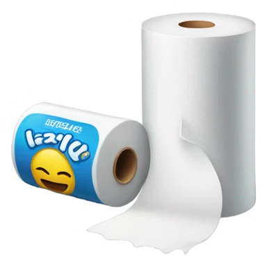 Lubricant and Toilet paper roll sticker