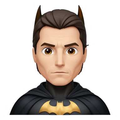 christian bale batman sticker