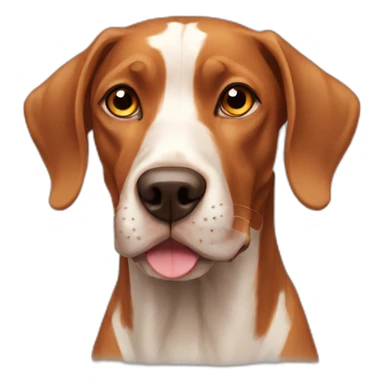 Dog Viszla full-height sticker