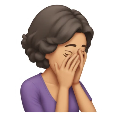 face palm mother sticker