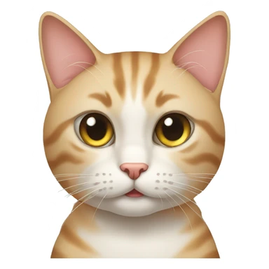 cat deprimido porque le debe al SAT sticker