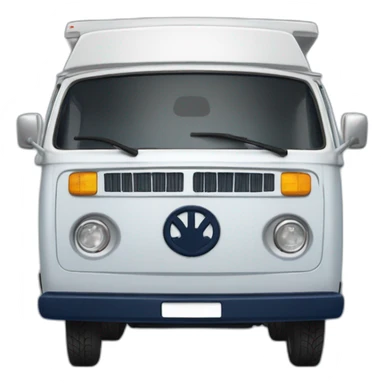 navy westfalia campervan sticker