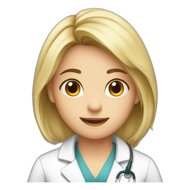 Veterinarian-girl sticker