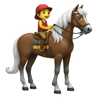 Vini jr sur un cheval sticker