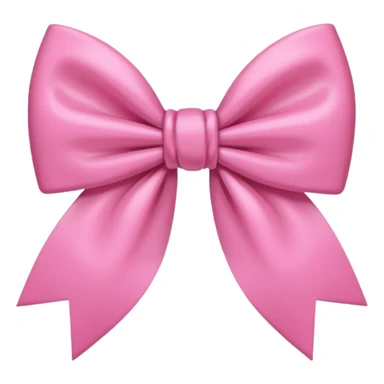 Pink coquette aesthetic bow paler sticker