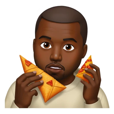 Kanye west eating doritos sticker