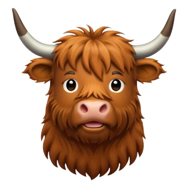 Highland cow  sticker