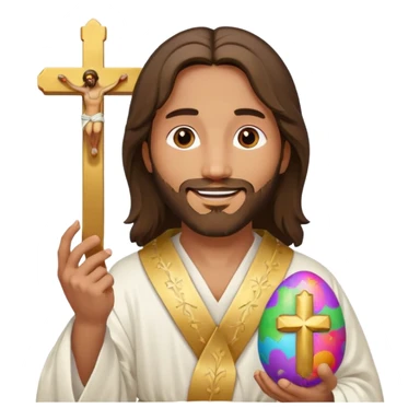 Christ is Risen and Easter sticker