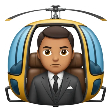gangster helicopter sticker