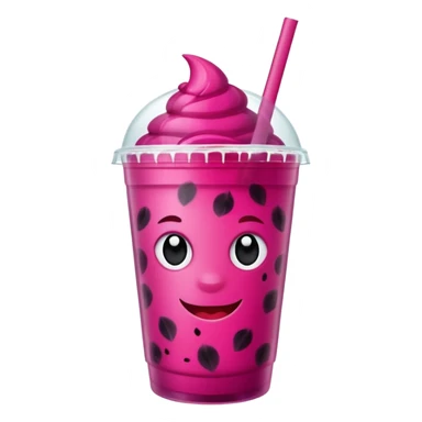 Starbucks dark pink dragonfruit refresher sticker