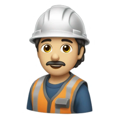 Ingeniero guiñando el ojo sticker