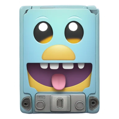 Sparky pastel VHS tape sticker