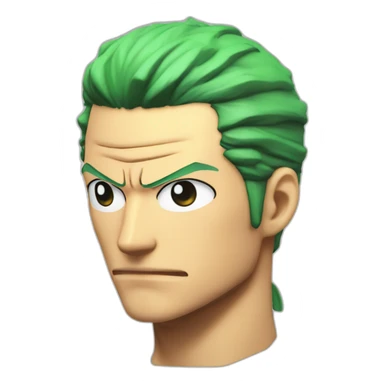 roronoa zoro buste sticker