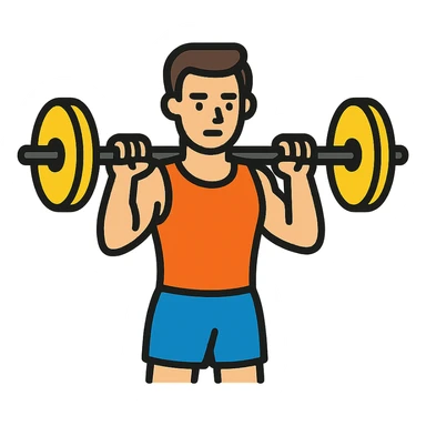 A sportsman who is dedicated to his workout routine and spend a lost of time at the gym sticker