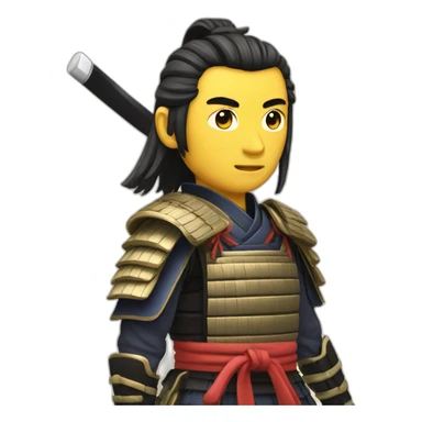 japan samurai sticker