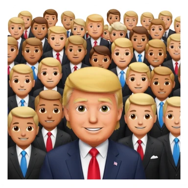 donald trump in a homosexual gathering  sticker