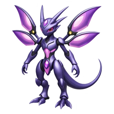 Shiny Genesect-Miraidon-Lunala-Fakémon-hybrid-creature (full body)  sticker