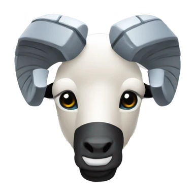 modern police handheld ram sticker