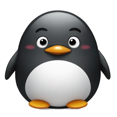 Fat penguin who is from Canada  sticker