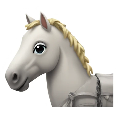 Horse on Eiffel Tower  sticker