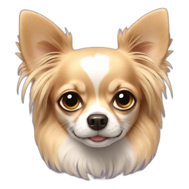 chihuahua long-hair sticker